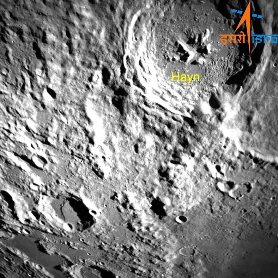 Chandrayaan-3 lander searches for a safe landing spot on Moon's south pole