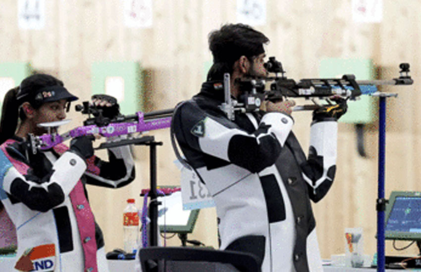 Indian shooters Divyansh Panwar and Ramita Jindal narrowly miss bronze medal at Asian Games