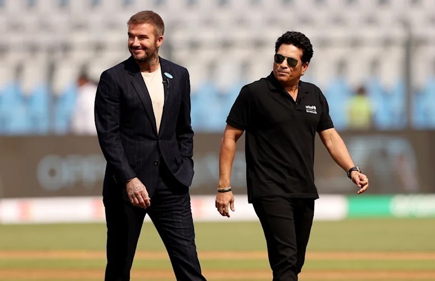 A Meeting of Sporting Icons: Beckham Connects with Tendulkar and Kohli