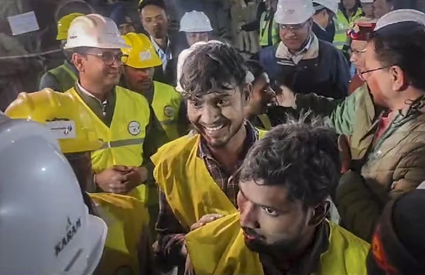 Uttarakhand Tunnel Collapse: Trapped Workers Freed After 17 Days in Dramatic Rescue