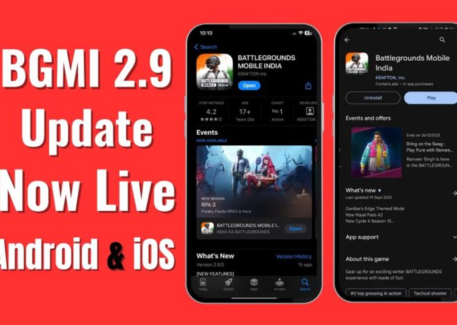 Download the BGMI 2.9 Update on Android and iOS Now!