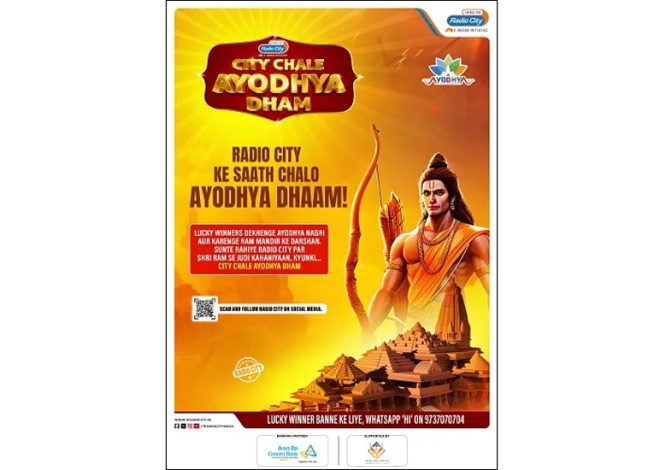 Indulge yourself in the Soulful Journey to Ayodhya with Radio City’s “City Chale Ayodhya Dham” Campaign