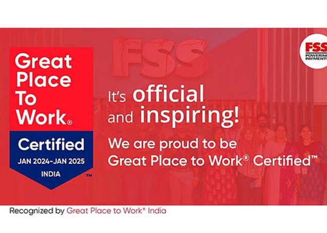 FSS has been Awarded the Prestigious Great Place To Work Certification