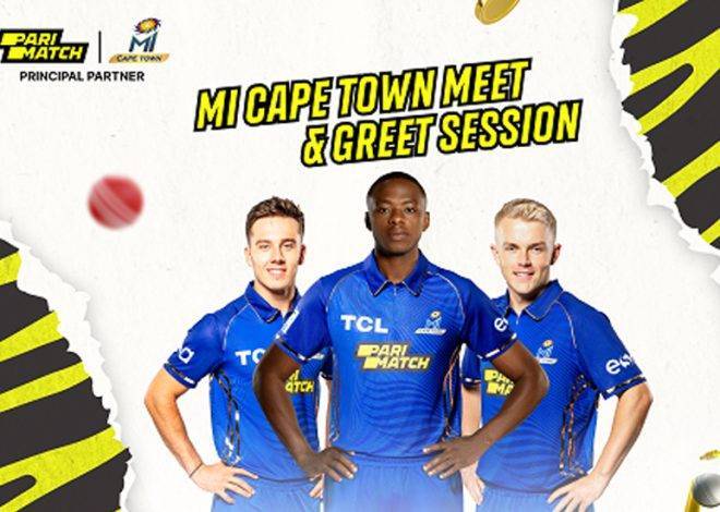 Parimatch Hosts Exclusive Meet & Greet with MI Cape Town Cricket Stars