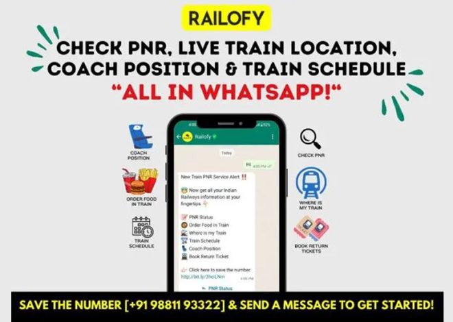 Check PNR Status, Live Train Location, Coach Position and Train Schedule: All in One Place-WhatsApp