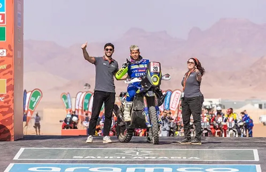 TVS Racing Factory Racer Harith Noah Creates History; Becomes The First Indian To Win The Rally 2 Class And 11th Position In The Overall DAKAR Rally 2024
