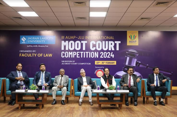 3rd AUAP-JLU International Moot Court Competition: A Resounding Success at Faculty of Law, Jagran Lakecity University Bhopal