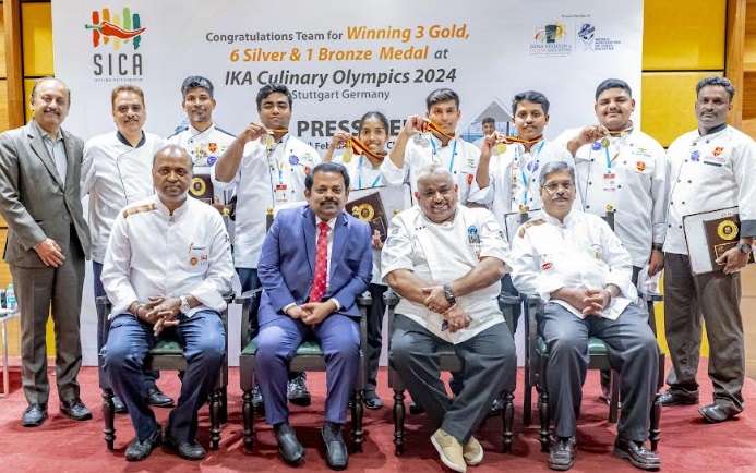 Students Represented South India Chef’s Association Won Gold Medals at IKA / Culinary Olympics 2024 in Germany