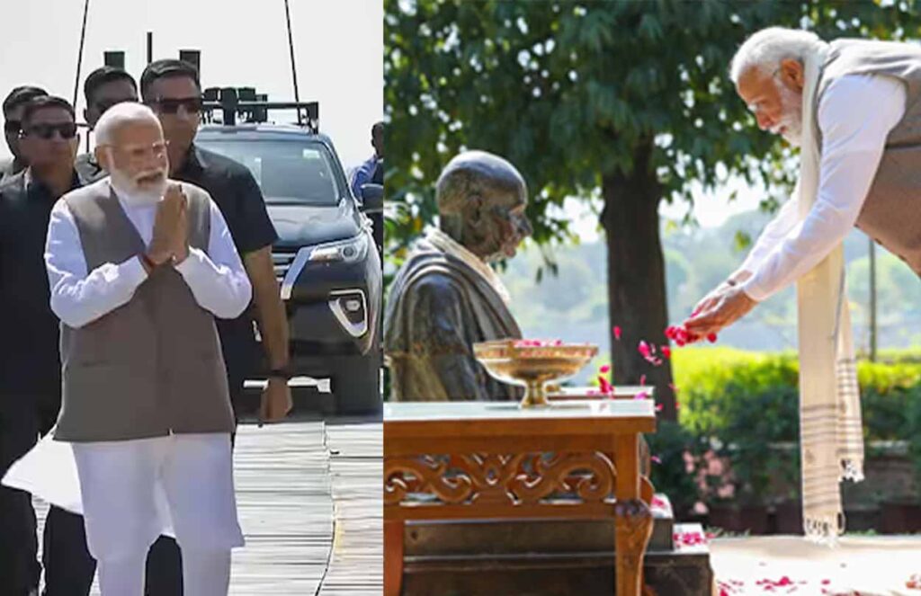 Serenity Meets Sovereignty: PM Modi's Convergence at Sabarmati Ashram and Pokhran