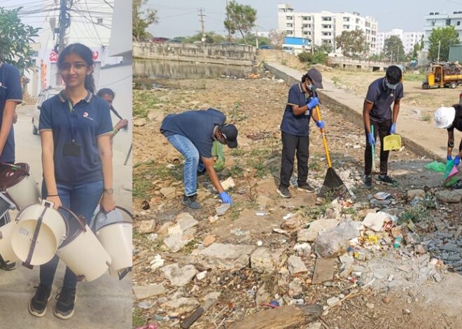 Manthan School Students are Making a Difference through their Lake Cleaning Initiative